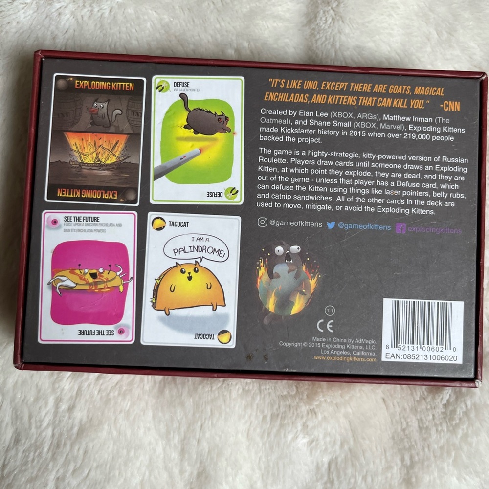 Exploding Kittens Card Game - Picture 2 of 3